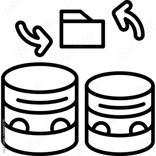 Data Migration Icon