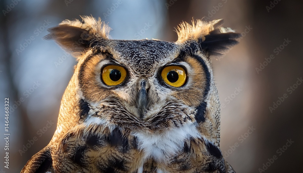 Obraz premium great horned owl