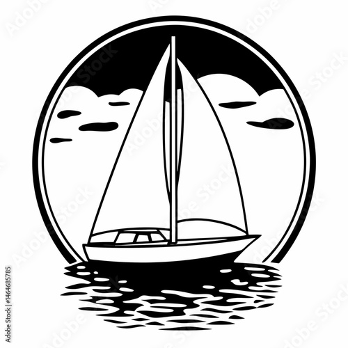 sailboat on the sea