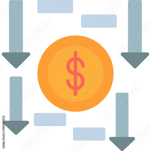 Budget Deficit Icon