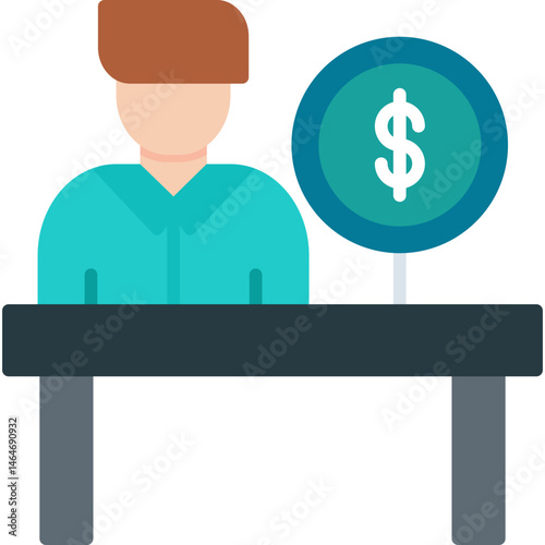 Bank Teller Icon