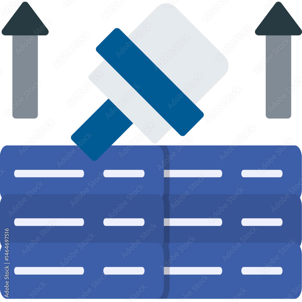 Fototapeta premium Rack Cable Organizer Icon
