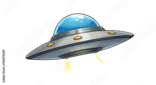 Isolated Flying Saucer