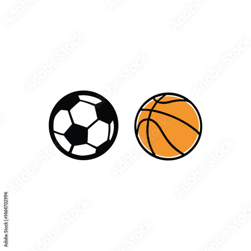 basketball ball isolated on white