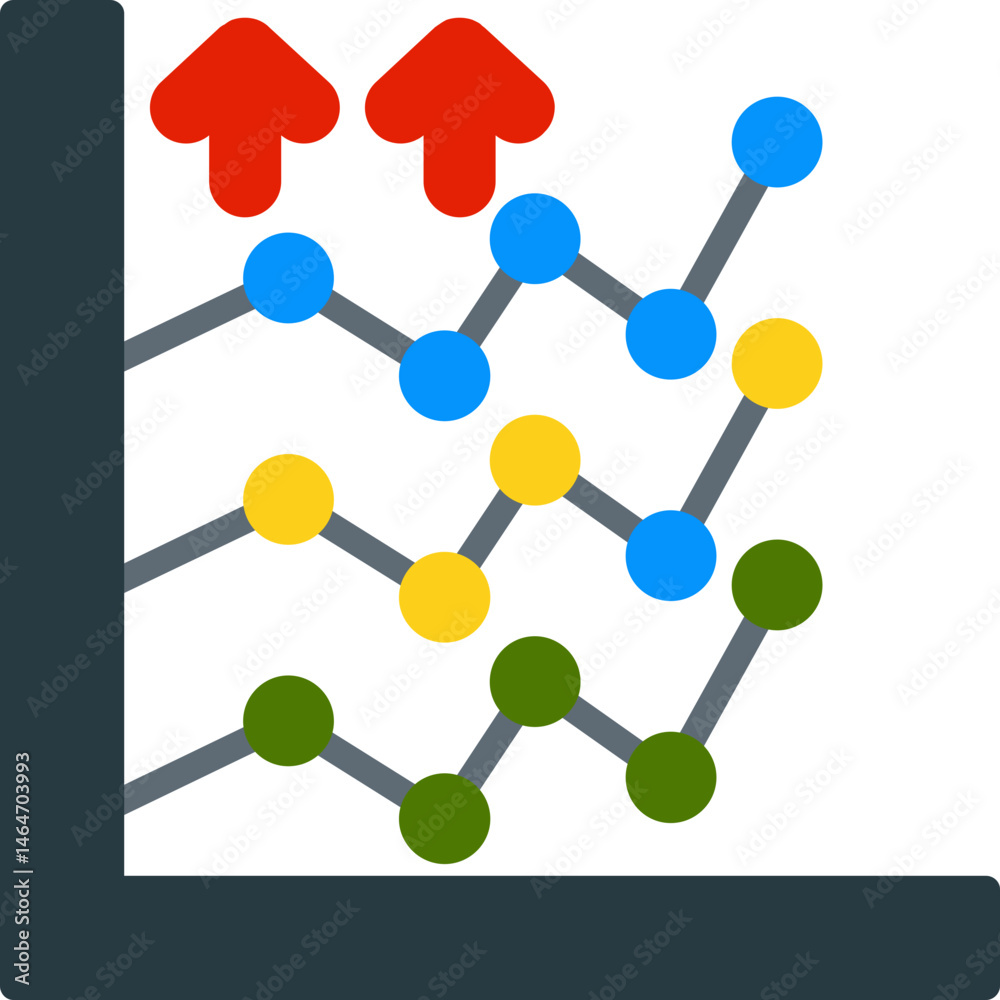 Regression Analysis Icon Regression Analysis Icon
