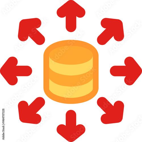 Data Distribution Icon
