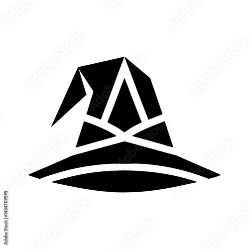 Wizard Hat Vector Icon for Magic Fantasy Fantasy Theme Illustration
