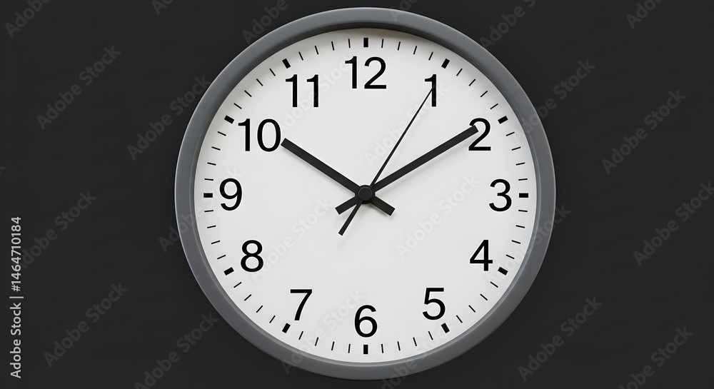 Clock Showing Time - Wall Decor Clock Showing Time - Wall Decor