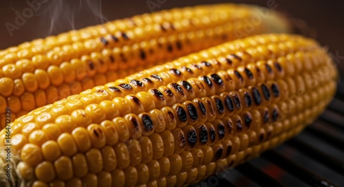 Grilled corn on the cob