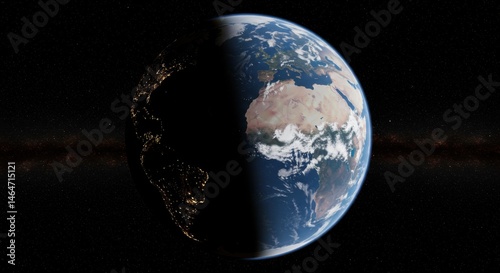Time-lapse of Earth rotating from space