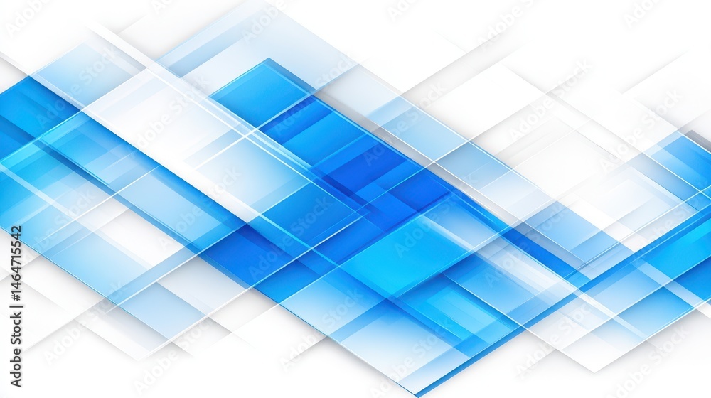 Geometric Abstract Composition: A vibrant and intricate geometric design, employing a dynamic blend of transparent, translucent, and solid shapes, forming a visually captivating display.