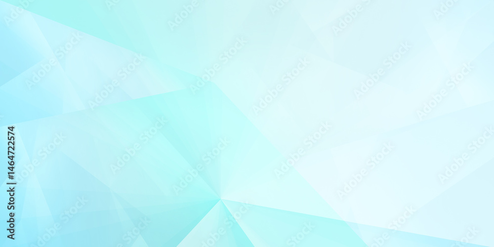 Obraz premium Abstract Light Blue Geometric Background with Gradient and Polygonal Shapes