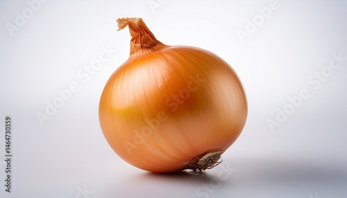 Wallpaper Mural a fresh golden onion on a clean white background showcasing its rich texture and color Torontodigital.ca