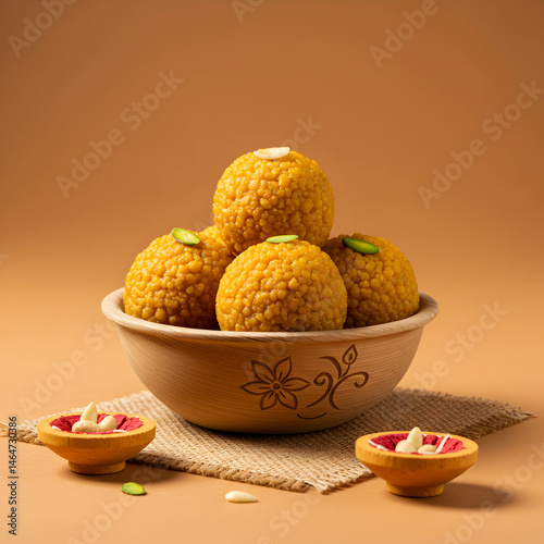 Delicious Motichoor Ladoo: Indian Sweet Treat Recipe & Images