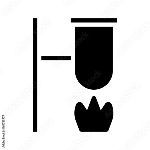 Stylized Depiction of Laboratory Experiment with Heating Element Visualization