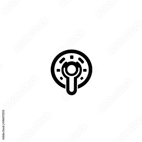 Vector icon of energy efficiency and power saving