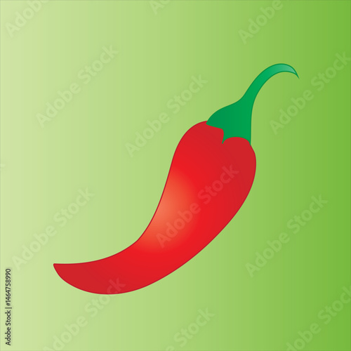 Red hot chili pepper and nice Graphic art.