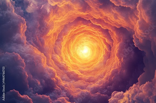 Swirl in the mysterious cloud