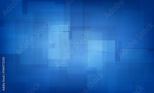 Wallpaper Mural Abstract blue background with layered transparent rectangles and soft gradients, great for modern presentations, technology themes, web design, banners, or business digital content. Torontodigital.ca