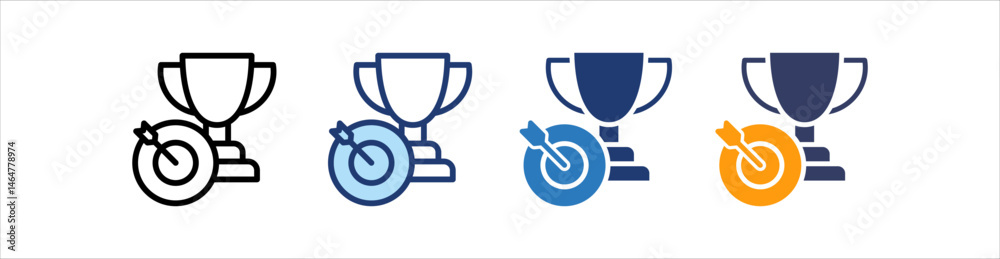 Target Icon Set Multiple Style Collection Target Icon Set Multiple Style Collection