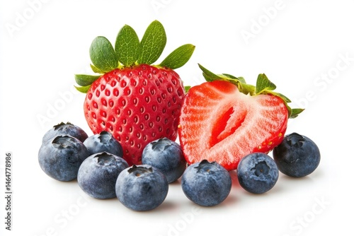 Fresh fruit combination close-up