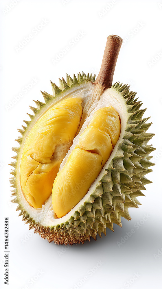 Fototapeta premium durian isolated on white background