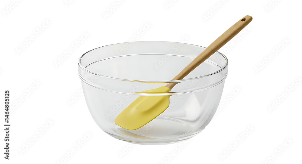 Glass Bowl and Spatula Glass Bowl and Spatula
