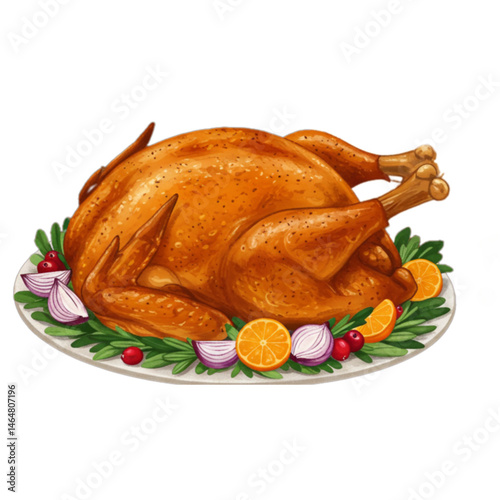 roasted chicken with vegetables