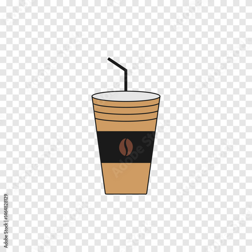 Coffee icon. Vector illustration.