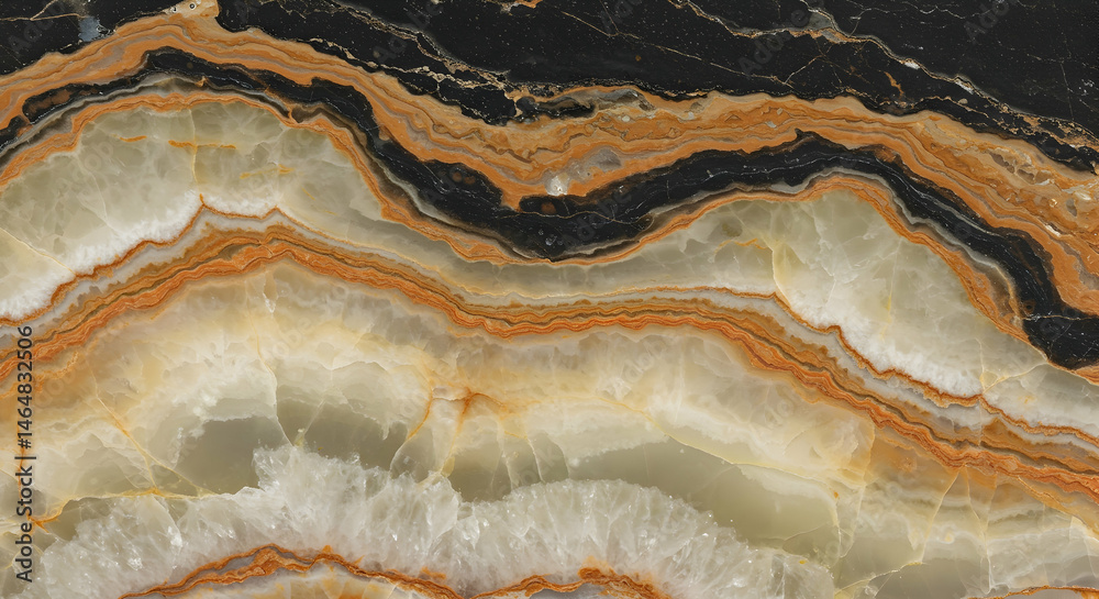 Fototapeta premium Luxury Black Onyx Marble Texture Background High Resolution Image for Design Projects and Presentations