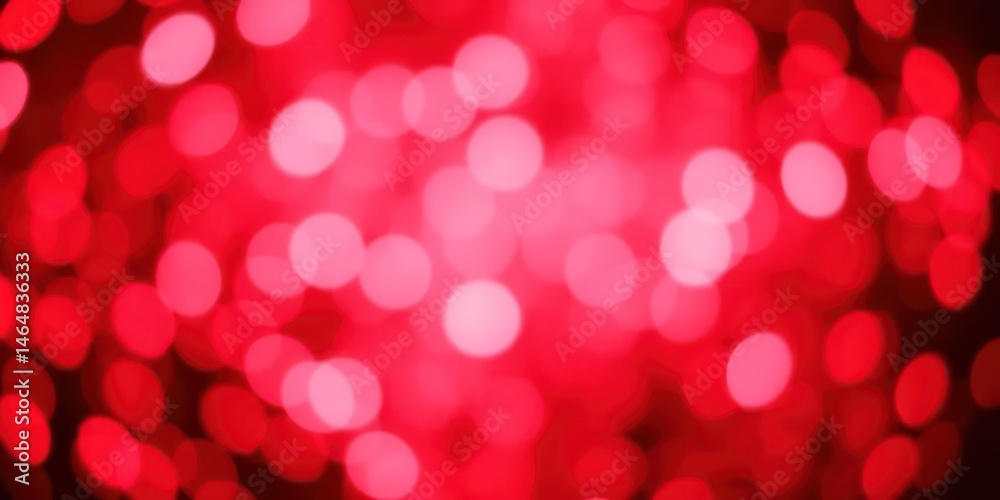 Abstract Red Bokeh Background with Circular Light Spots Abstract Red Bokeh Background with Circular Light Spots