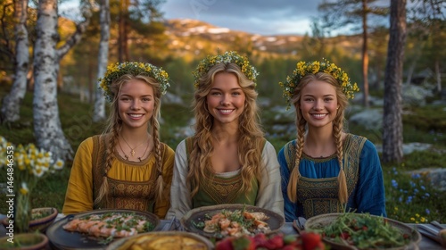 Swedish Midsummer picnic at...
