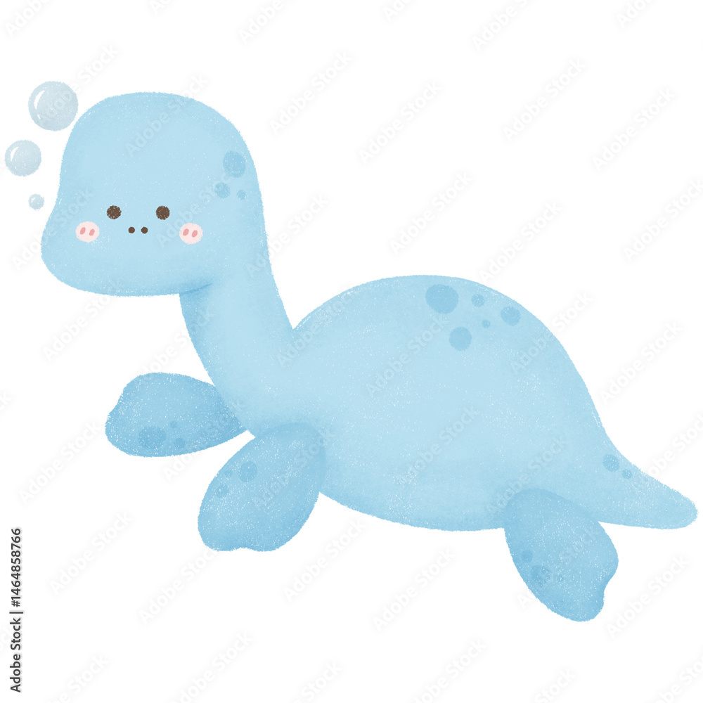 Naklejka premium Plesiosaurur
