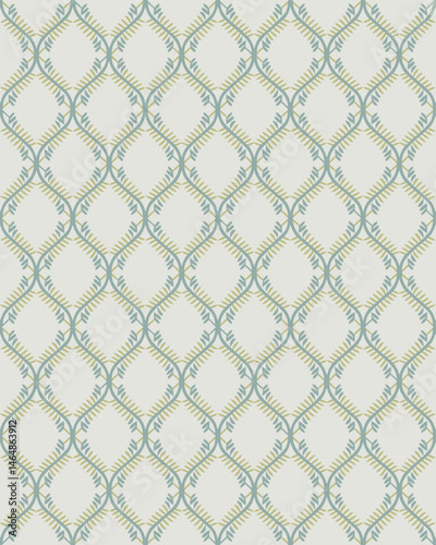 Fruit branch lattice seamless pattern background design
