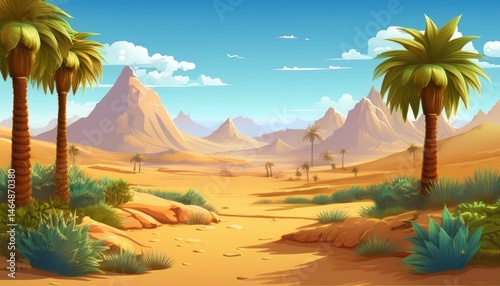 oasis in the desert