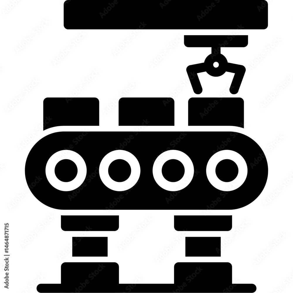 Fototapeta premium Molecular Assemblers Icon