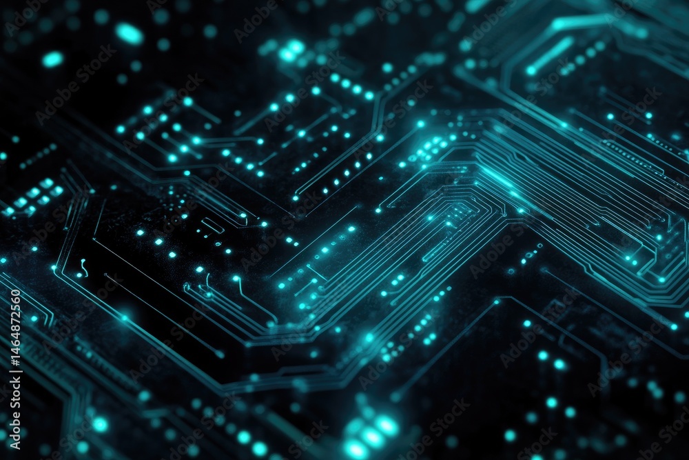 Obraz premium Detailed Circuit Board