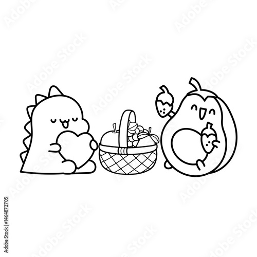 cute and adorable character image vector illustration