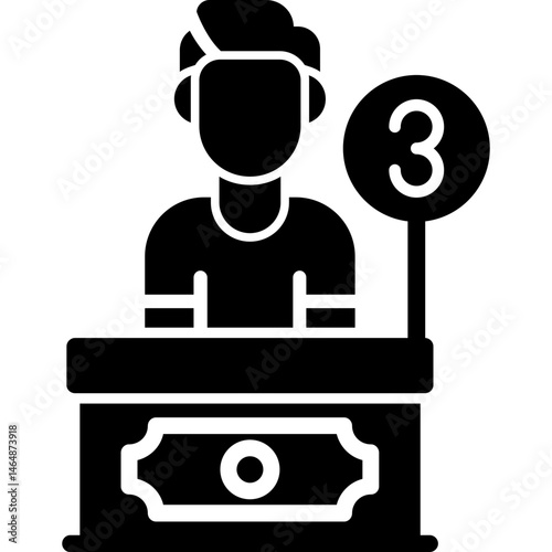 Bank Teller Icon