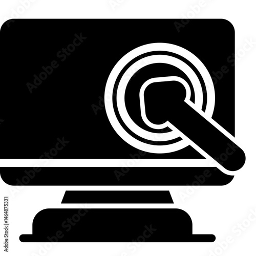 Touch Screen Monitor Icon