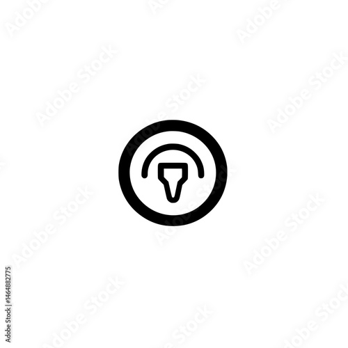Icon of a turn off symbol showing shutdown power switch