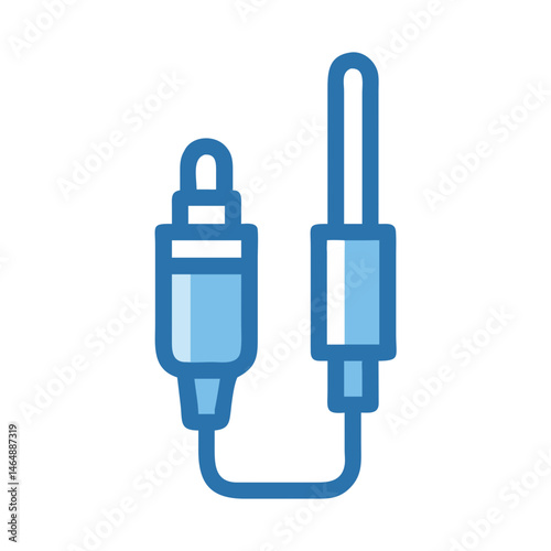 Audio Jack Plug Connector Icon Design