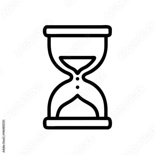 Deadline Hourglass Timer Icon Design