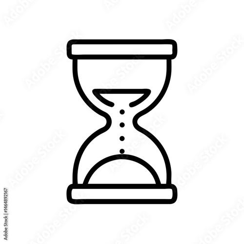 Deadline Hourglass Timer Icon Design