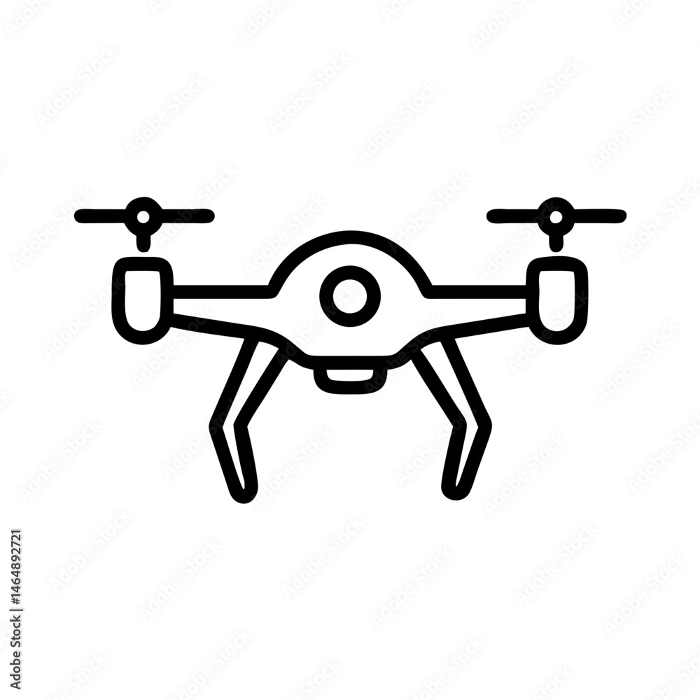 Drone Aerial Technology Icon Design Drone Aerial Technology Icon Design