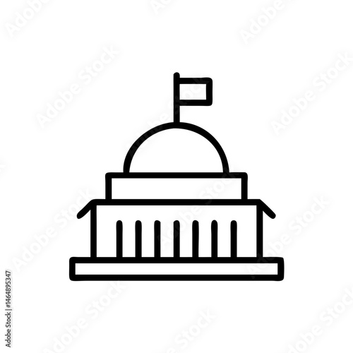 Government Institution Icon Design