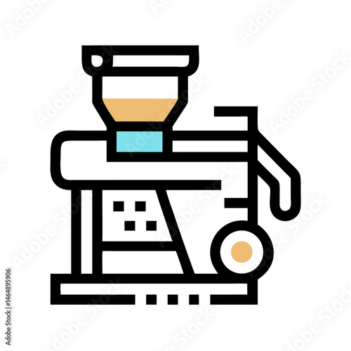 Industrial Coffee Brewer Icon Design


