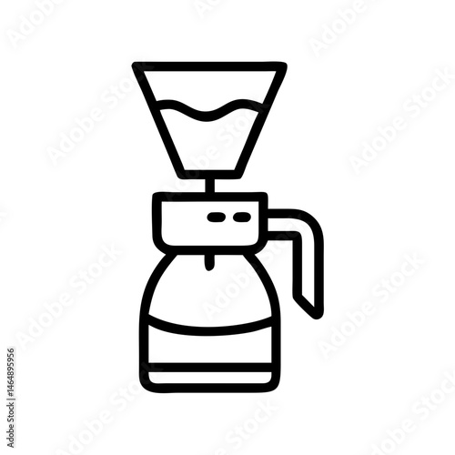 Industrial Coffee Brewer Icon Design


