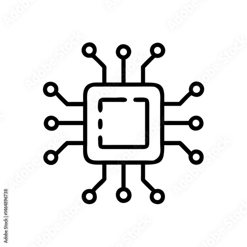 Microchip Processor Technology Icon Design