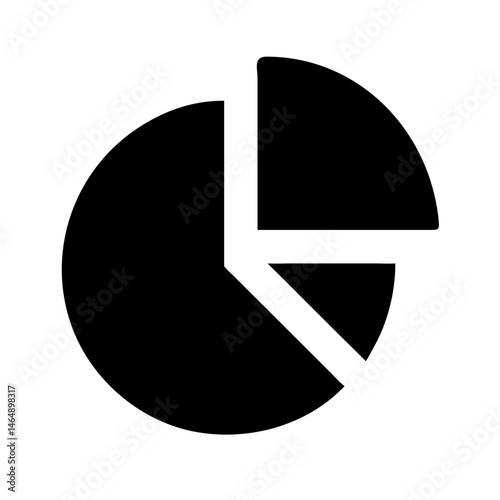 Pie Chart Analysis Icon Design